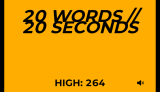 20 Words in 20 Seconds