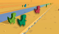 3D Dinosaur Game