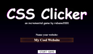 CSS Clicker