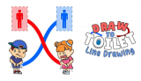 Draw To Toilet – Line Drawing Draw To Toilet – Line Drawing
