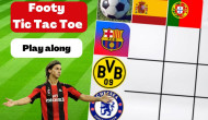 Footy Tic Tac Toe