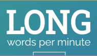 Long Words per Minute