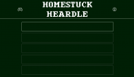 Homestuck Heardle