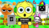 Sprunki Run: Endless Racing