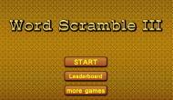 Word Scramble 3