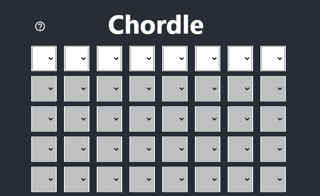 Chordle by GuitarApp  A Chord Guessing Game Inspired by Wordle