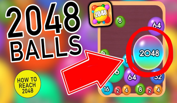 Crazy Ball 2048 - Gameplay Walkthrough 