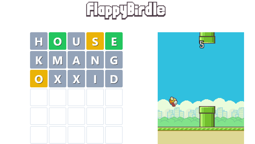 flappy-birdle