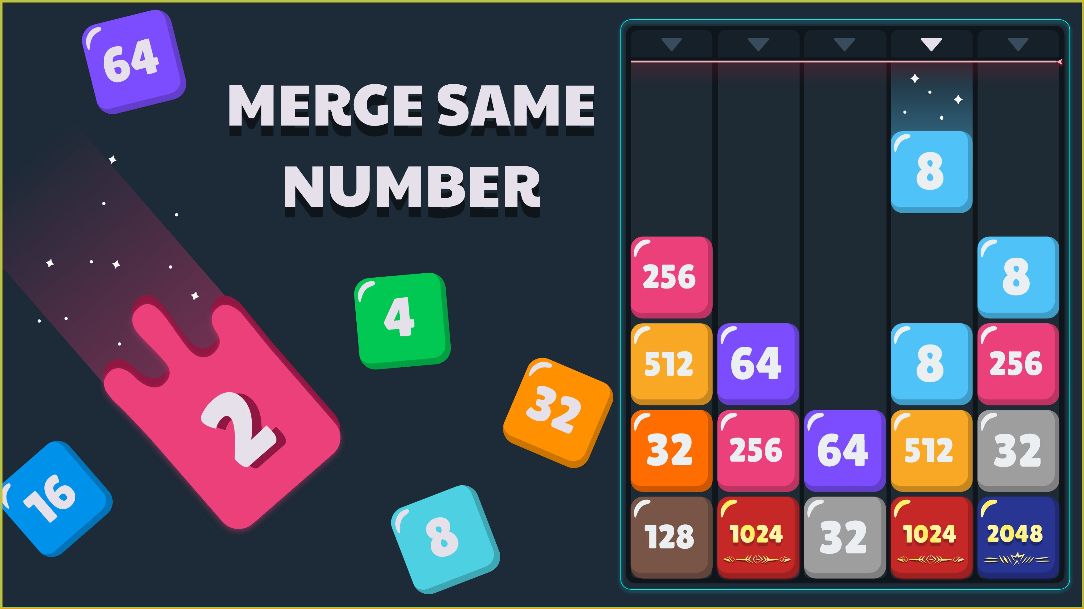 2048 Number Drop - NewGames