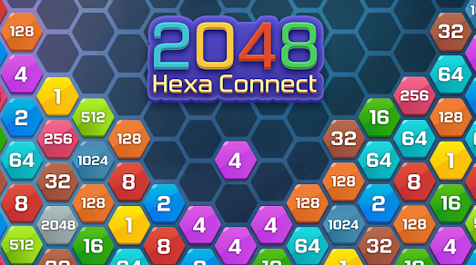 hexa-2048-拼图块合并