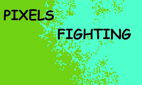 pixels-fighting