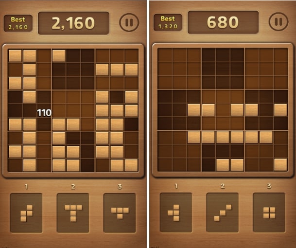 Players need to be careful when placing each wooden tile in every position on the map of the Puzzle Wood Block game at Wordlewebsite.com.