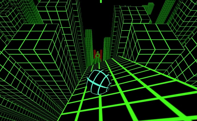 The ball is rolling very fast in Xlope 2 on Wordlewebsite.com