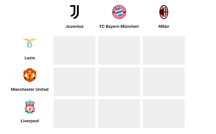 Tiki-Taka-Toe - Footy Tic Tac Toe Game