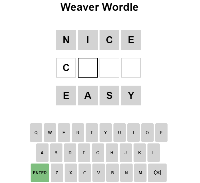 Weaver Game 🕹️ Wordle word ladderle - Wordle Games